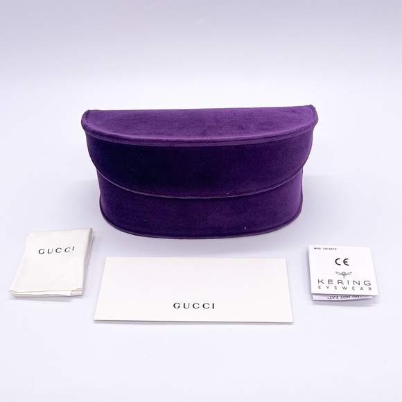 NEW GUCCI GG1254S 001 BLACK WOMEN OVERSIZED SUNGLASSES GUCCI - Picture 11 of 11